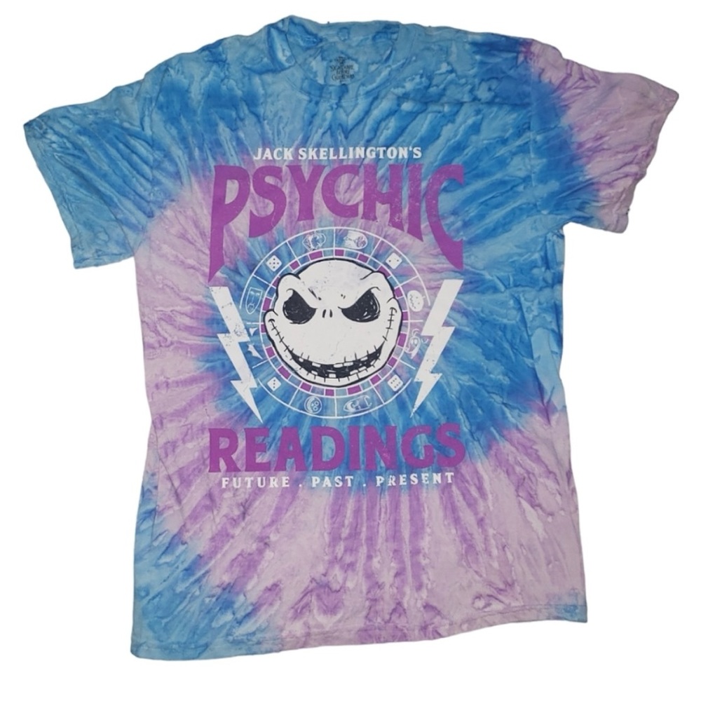 Nightmare Before Christmas Jack Skellington Psychic Readings Tie Dye T-Shirt